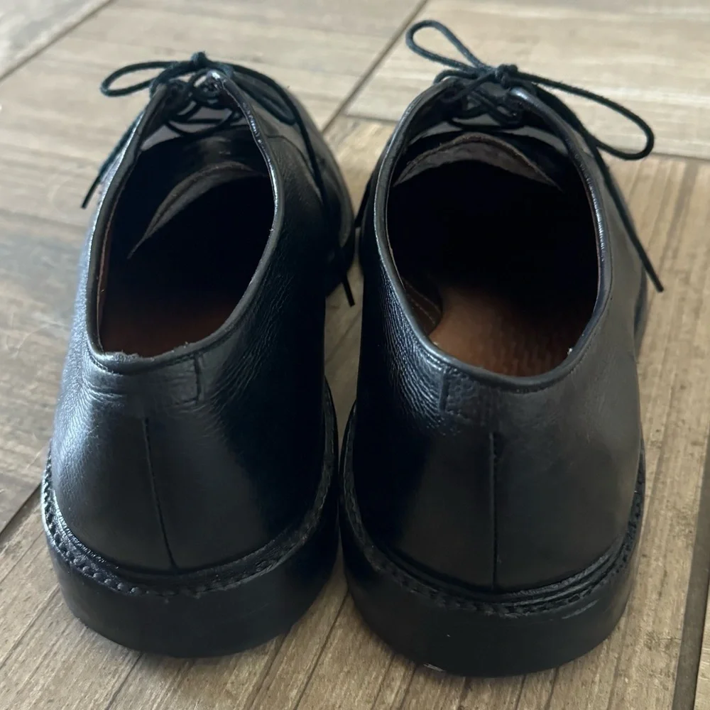 Allen Edmonds Leeds Black Shoes oxfords Size 9.5 Made In USA